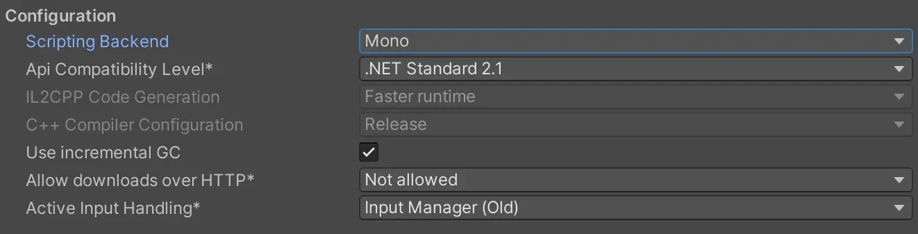 Unity Mono